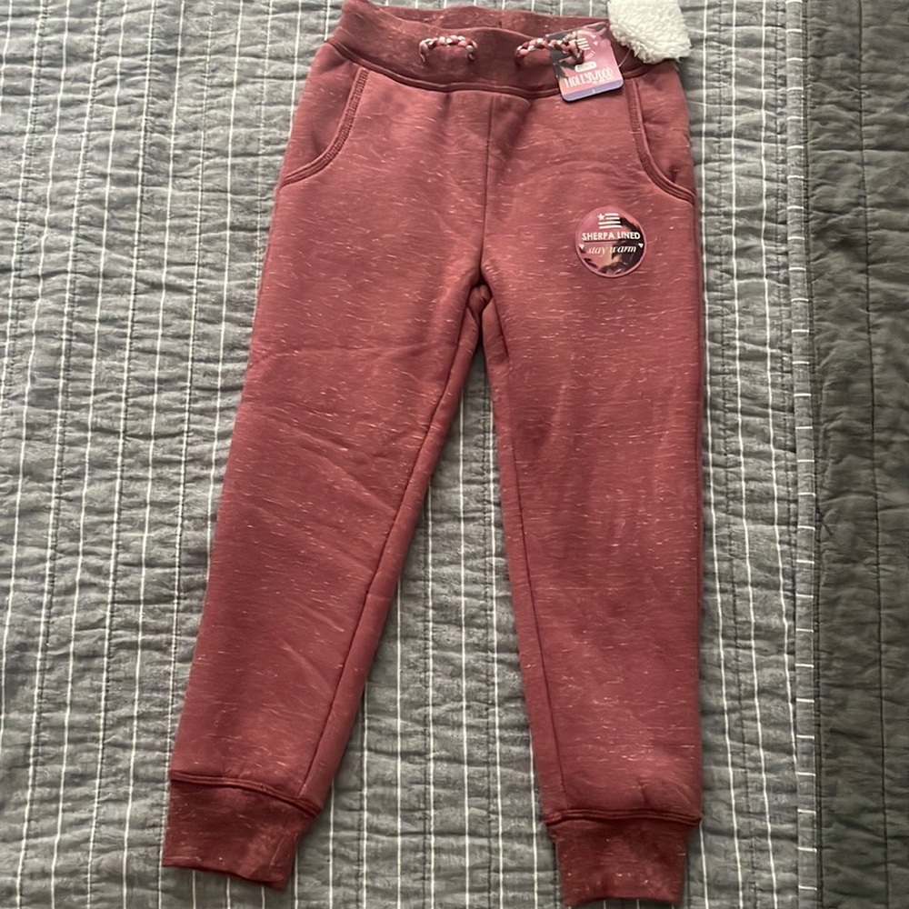 Hollywood Girls Faux Sherpa Lined Jogger Sweatpants